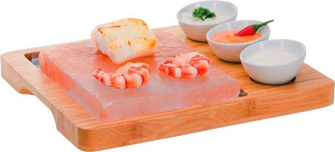Nouvel, Nouvel Himalaya Salz Bambus Hot-Stone Set 6-tlg, Nouvel Himalaya Salz Bambus Hot-Stone Set 6-tlg
