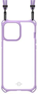 ITSKINS, ITSkins - iPhone 13 Pro Hybrid Sling Antimikrobielle Necklace Schutz Hardcase Hülle (Fallschutz 3 Meter) - Lila / Transparent, 