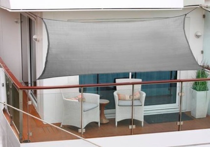 Viereck 270 x 140 cm Sonnensegel