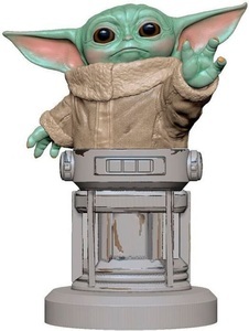 EXQUISITE GAMING, EXQUISITE GAMING Baby Yoda - Controller- oder Phonehalterung (Mehrfarbig), Cable Guy - SW Baby Yoda (Mandalorian), Ständer für Controller, Smartphones und Tablets