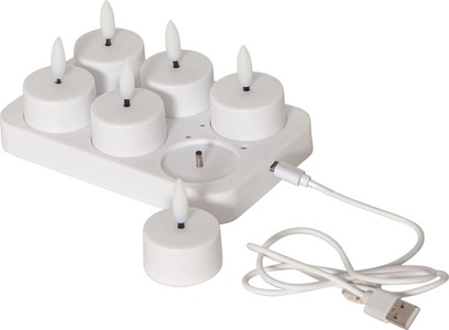 Star Trading, LED-Teelichter ALEA, Parforce Traditional Hunting LED-Kerze »Set Flamme Charge 6er«