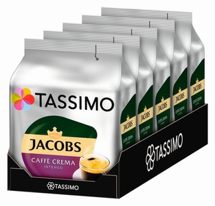 Tassimo, TASSIMO Kaffeekapseln T DISC Jacobs, TASSIMO Kaffeekapseln T DISC Jacobs Caffé Crema Intenso 80 Stück
