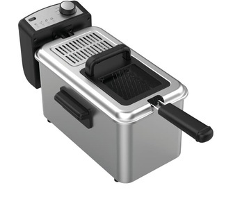 Koenig, Koenig Inox 3 Liter Kaltzonenfritteuse Fritteuse, Koenig INOX 3 Liter B02206 Kaltzonen-Fritteuse Edelstahl