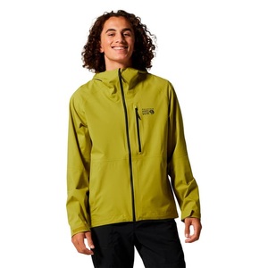 Mountain hardwear, Mountain Hardwear - Stretch Ozonic Jacket - Herren - Regenbekleidung - Grün - L, 
