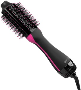 undefined, RVDR5282UKE Haarbürste Schwarz mit Ionisierung, Revlon One Step Volumiser kurz Haar Warmluftbürste