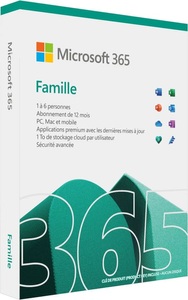 Microsoft, PC/Mac - Microsoft 365 Famille /F, 