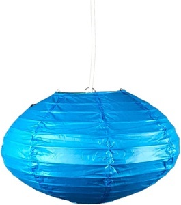 Do it + Garden, Japan blau, oval Papierschirm, Papierschirm oval Japan Lampenschirm