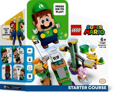 LEGO Super Mario, 71387 LEGO® Super Mario™ Abenteuer mit Luigi- Starterset, 71387 Super Mario Abenteuer mit Luigi - Starterset, Konstruktionsspielzeug