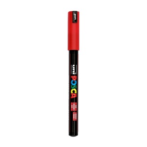 Pebeo, Pebeo Posca Finel 0.7mm, uni-ball Posca Fineliner, 0.7mm, rot, PC1MR ST rot