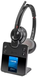 POLY, Poly Savi 8420 Office - Savi 8400 series - Headset - On-Ear - DECT / Bluetooth - kabellos, Poly Headset Savi 8420 Office UC Duo
