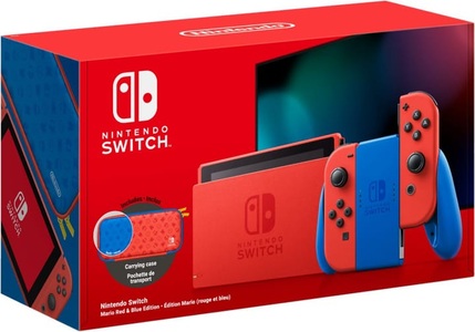Nintendo, Switch - Mario Red & Blue Edition - Spielekonsole - Rot/Blau, Kons. Switch Mario Red&Blue Edi