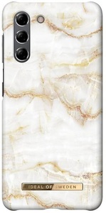 Samsung, iDeal of Sweden - Samsung Galaxy S21 5G Hardcase Hülle (IDFCSS20-S21-194) - Golden Pearl Marble, 