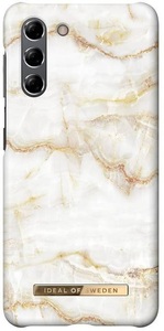 Samsung, iDeal of Sweden - Samsung Galaxy S21 5G Hardcase Hülle (IDFCSS20-S21-194) - Golden Pearl Marble, 
