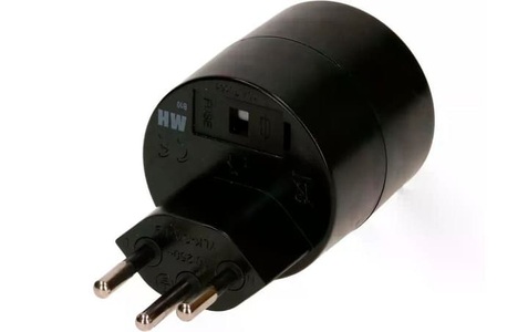 Max Hauri, Max Hauri Reiseadapter Schuko ? T12 Schwarz Reise- Adapterstecker, Max Hauri Reiseadapter Schuko ? T12, Schwarz