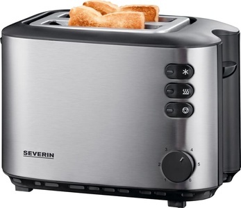 Severin, Severin AT 2514 - Automatik-toaster (Schwarz), SEVERIN, Toaster, Severin AT2514 Toaster, Produkte & Wohnen