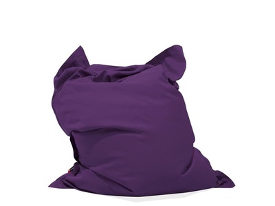 Beliani, Beliani Sitzsack mit Innensack für In- und Outdoor 140 x 180 cm violett, Beliani - Sitzsack aus Polyester Modern FUZZY, One Size, Traube