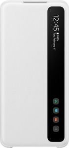 Samsung, Samsung Clear View - Booklet (Passend für Modell: Samsung Galaxy S20), Samsung - Smart Clear View (Galaxy S20), Bookcase für Smartphone, Weiss
