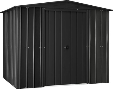 Globel, Globel Metallgerätehaus 8x6, Globel Metallhaus Anthrazit | 2.3 × 2 × 2 m