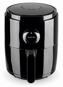 GourmetMaxx, GOURMETmaxx Heissluft-Fritteuse Digital 0.5 kg, Schwarz, GOURMETmaxx Heissluft-Fritteuse Digital 0.5 kg, Schwarz