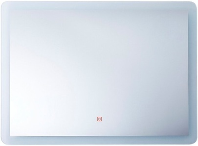 Beliani, Beliani Badspiegel mit LED-Beleuchtung rechteckig 80 x 60 cm CORROY, Beliani Badspiegel mit LED-Beleuchtung rechteckig 80 x 60 cm CORROY