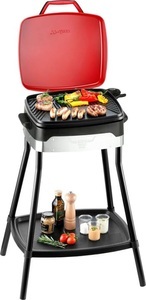 Trisa Electronics, Trisa Electronics Bbq- Grill 0683, TRISA BBQ0683 2in1 - Elektrogrill (Schwarz/Rot)