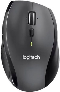Logitech, Logitech Marathon M705 Wireless Mouse - Dunkelgrau, Logitech M705 Marathon Maus Funk Laser Schwarz 5 Tasten 1000 dpi