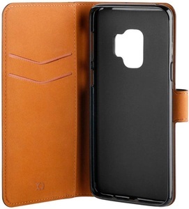 Xqisit, Xqisit Slim Wallet schwarz Hülle, XQISIT - Samsung Galaxy S9 Wallet Case Leder Tasche Selection (31514) - Schwarz