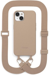 WOODCESSORIES, WOODCESSORIES Change Case Bio - Change Gurt für iPhone (Passend für Modell: Apple iPhone 13/14), Woodcessories Back Cover Bio Change Case iPhone 14 Taupe