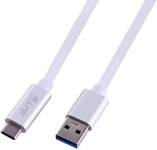 LMP, LMP USB 3.1 Adapter USB-C Stecker - USB-A, LMP 16652 - Kabel Usb-C zu Usb-A (Weiss/Silber)
