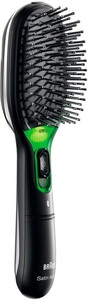 Braun, BRAUN SATIN HAIR 7 BRUSH BR710 - Haarbürste (Schwarz/Grün), BRAUN SATIN HAIR 7 BRUSH BR710 - Haarbürste (Schwarz/Grün)