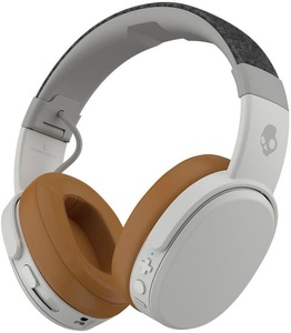 SKULLCANDY, Skullcandy Crusher Wireless - Bluetooth Kopfhörer (Over-ear, Weiss/Grau), Skullcandy Wireless Over-Ear-Kopfhörer Crusher Gray