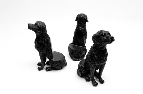 undefined, Blumenständer »Potty Feet Sitzender Labrador«, Jardinopia Pflanzentopffüsse Potty Feet Sitzender Labrador, 3er Set