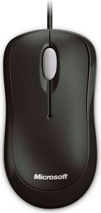 Microsoft, Microsoft Basic USB-Maus Optisch Schwarz, 