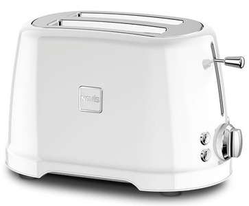 NOVIS, NOVIS T2 - Toaster (Silber/Weiss), Novis Iconic Line T2 Toaster Weiss