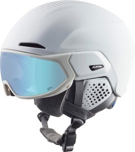 Alpina Alto QV Skihelm weiss