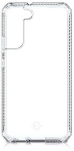 ITSKINS, ITSkins - Samsung Galaxy S22+ Plus 5G Spectrum Clear Antimikrobielle Schutz Gummi Hülle (Fallschutz 3 Meter) - Transparent, 