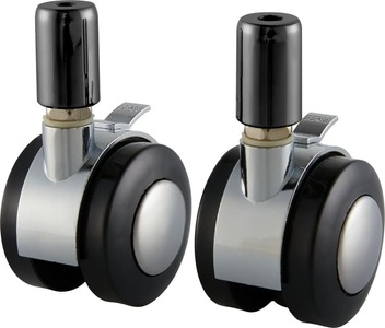 Micasa, Rollen mit Stopper für Möbel FLEXCUBE, Möbel Rollen FLEXCUBE