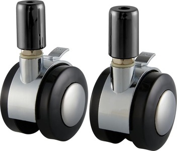 Micasa, Rollen mit Stopper für Möbel FLEXCUBE, Möbel Rollen FLEXCUBE