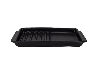 undefined, Grillform, Nouvel Grill- und Backofenpfanne Rettangolo aus Terracotta | 29 × 15 × 3 cm