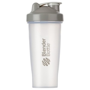Blender Bottle, 28oz / 820ml BlenderBottle Classic Clear, Pebble Grey, Blender Bottle, Unsere Neuheiten, Blender Bottle Original Classic Clear Shaker für Eiweiss- und Sportgetränke, Produkte & Wohnen