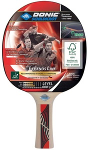 Schildkröt, Schildkröt Legends 600 FSC Tischtennis-Racket, DONIC Schildkröt Tischtennisschläger Legends 600