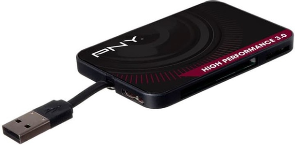 PNY Technologies, PNY Technologies Flash Card Reader High Performance USB 3.0, PNY Flash Card Reader High Perf., USB 3.0, FLASHREAD-HI