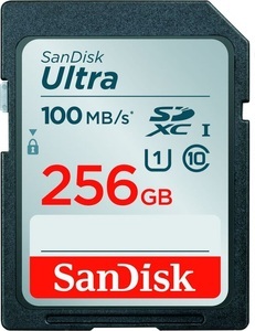 SanDisk, SanDisk SDXC-Karte Ultra, Ultra SDXC-Speicherkarte, 256 GB, Class 10, 100 MB/s, UHS U1