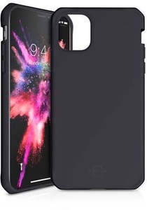 Apple, ITSkins - iPhone 11 Pro Hybrid Silk Schutz Hardcase Hülle (Fallschutz 2 Meter) - Schwarz (Matt), ITSKINS - Hülle stoß- und kratzfest iPhone 11 Pro, Schwarz