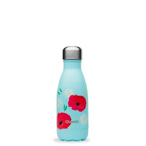 Qwetch, Qwetch Coquelicot Isolierflasche / Thermosflasche aqua, 
