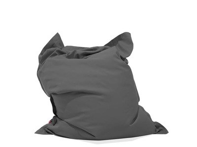 Beliani, Beliani Sitzsack mit Innensack für In- und Outdoor 140 x 180 cm dunkelgrau, 