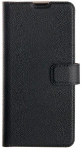 Xqisit, XQISIT - Samsung Galaxy S23+ Plus 5G Antibakterielle Slim Wallet Case Leder Tasche (52871) - Schwarz, 