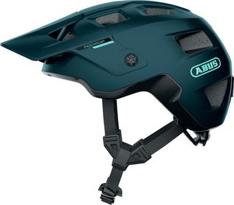 ABUS, ABUS MoDrop Helm blau 2022 S | 51-55cm MTB Helme, Abus MoDrop Velohelm marine