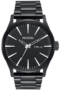 Nixon, Nixon Sentry SS All Black 42 mm Armbanduhr, 