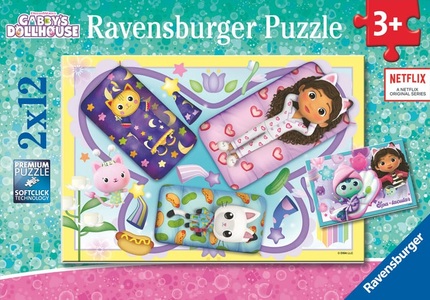 Ravensburger, Kinderpuzzle Gabby''s Dollhouse, Ravensburger Puzzle Gabby's Dollhouse Pyjamaparty